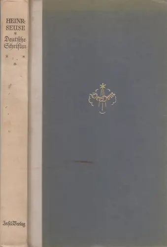 Buch: Deutsche Schriften, Heinrich Seuse, 1924, Insel Verlag, Der Dom