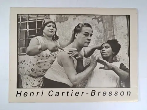 Ausstellungskatalog Henri Cartier-Bresson, 1987, Kunsthalle Rostock, HGB Leipzig