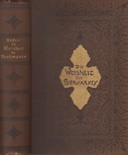 Buch: Weisheit des Bahmanen, Ein Lehrgedicht, Friedrich Rückert, 1896, Hirzel