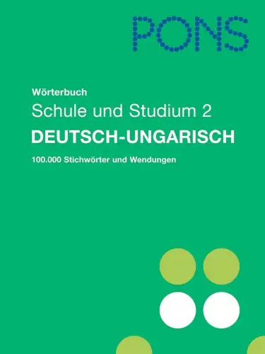 Buch: PONS Ungarisch-Deutsch 2, 2005, Ernst Klett, Wörterbuch, Schule & Studium