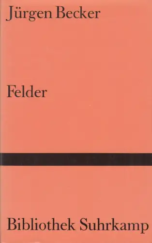 Buch: Felder, Becker, Jürgen, 1988, Suhrkamp, gebraucht, sehr gut