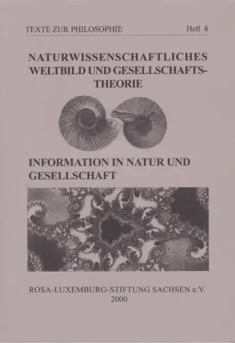 Naturwissenschaftliches Weltbild...Informationen in Natur und Gesellschaft, 2000