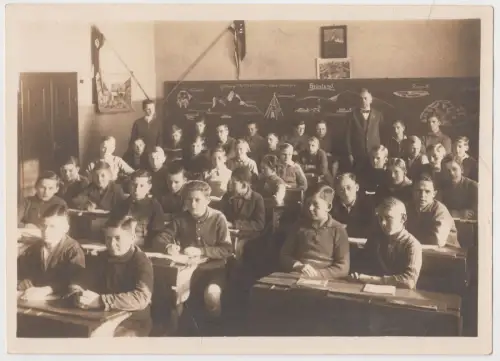 Fotografie: Gruppenbild Klassenfoto Leipzig, Paul Epstein, Brockhausstraße 22