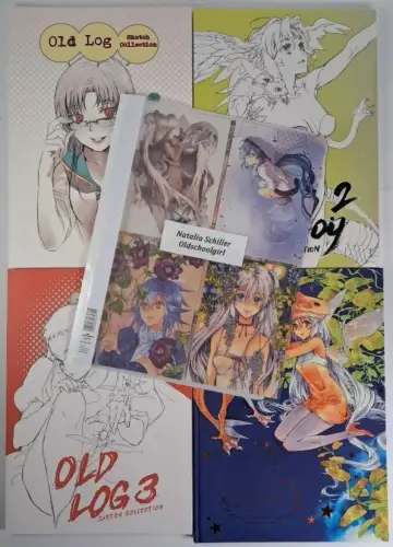 9 Teile Manga Oldschoolgirl Natalia Schiller: Old Log 1-3, Lost in Reverie ...