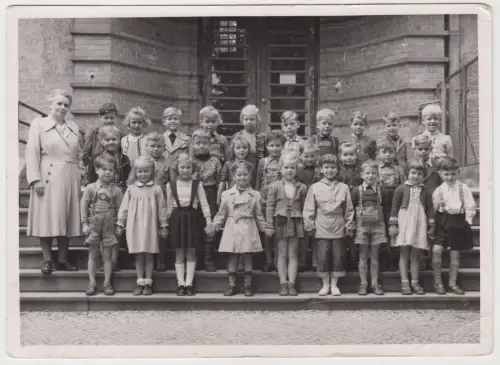 Fotografie: Gruppenbild Klassenfoto, Berlin, Foto-Herter, Sedanstraße 2