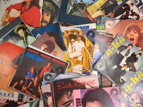 70 verschiedene 7" Amiga Quartett Single Schallplatten, Nena, a-ha, OMD, Kylie