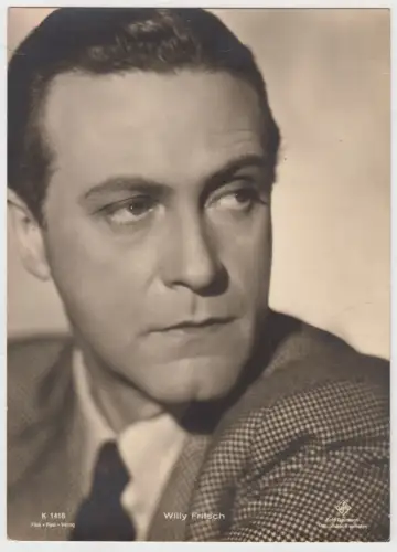 Willy Fritsch. Autogrammkarte. Unsigniert! Film Foto Verlag, ohne Autogramm!
