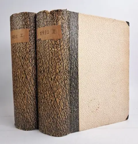 Buch: Die neue Rundschau 1931 Band 1+2, XLII. Jahrgang der freien Bühne, Fischer