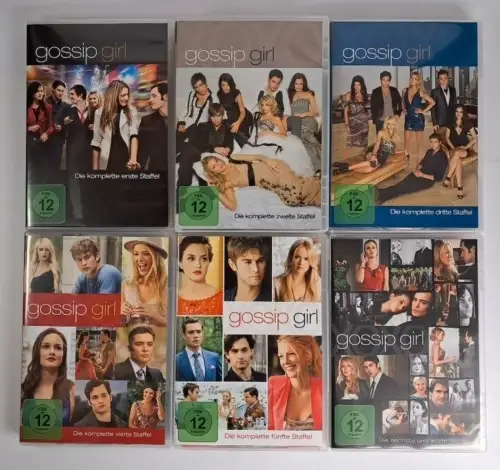 6 DVD Boxen: Gossip Girl Staffel 1-6 (komplett), Blake Ellender Lively, S 353357