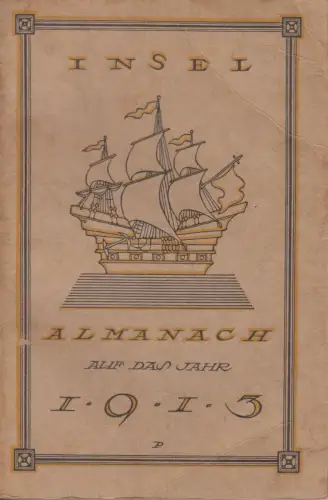 Buch: Insel-Almanach auf das Jahr 1913. 1912, Insel-Verlag, gebraucht