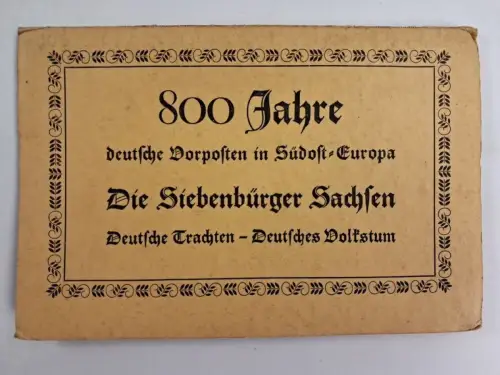 AK Lot: Die Siebenbürger Sachsen, 10 Postkarten, Deutsche Trachten, G. Fleischer