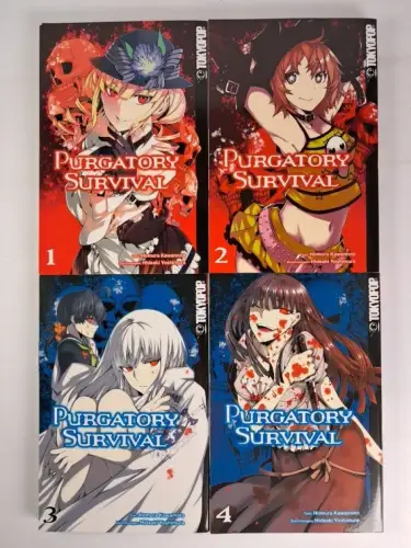 Manga: Purgatory Survival 1-4, Momura Kawamoto & Hideaki Yoshimura, Tokyopop
