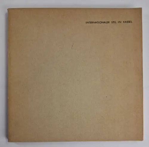Buch: Internationaler Stil in Kassel, Jörg Katz, 1976, gebraucht, gut