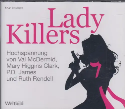 CD-Box: Mary Higgins Cark u.a. - Lady Killers. 2006, Val McDermind, P.D. James