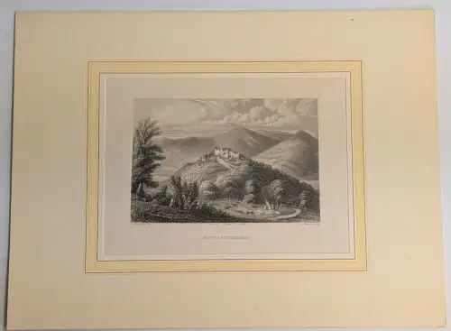 Stahlstich: Schwartzenberg, A. H. Payne, Ansicht, Originalgrafik, C. Schlickum