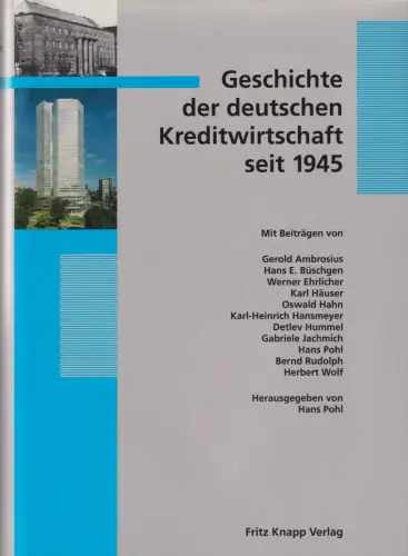 Buch: Geschichte der deutschen Kreditwirtschaft seit 1945, Ambrosius, Gerold