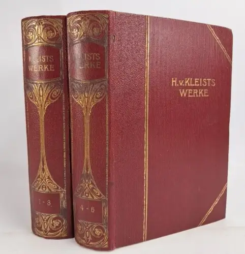 Buch: Heinrich v. Kleists Werke in sechs Teilen, Bong, 6 Teile in 2 Bänden