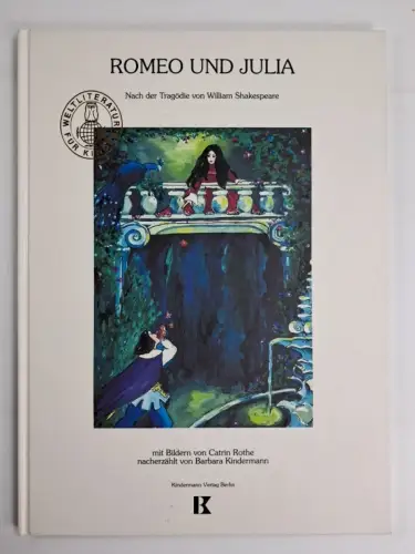 Buch: Romeo und Julia, Barbara Kindermann & Catrin Rothe, 1995, Kindermann