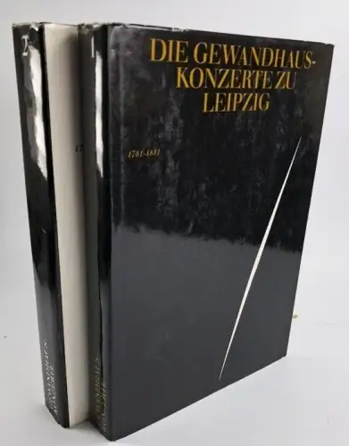 Buch: Die Gewandhauskonzerte zu Leipzig 1781-1981, 2 Bände, Verlag für Musik