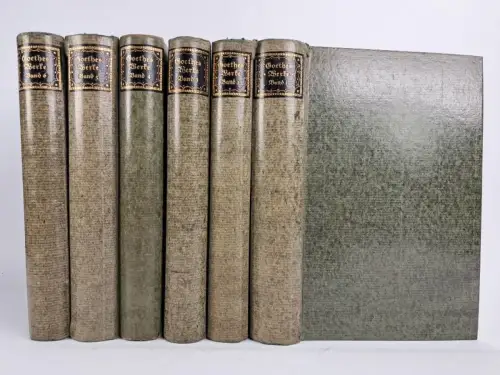 Buch: Johann W. von Goethes Werke in sechs Bänden, 1914, Insel Verlag, 6 Bände