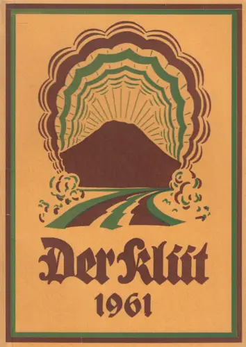 Buch: Der Klüt 1961, Kittel, Hans, 1961, Niemeyer, Heimatkalender, gebraucht gut