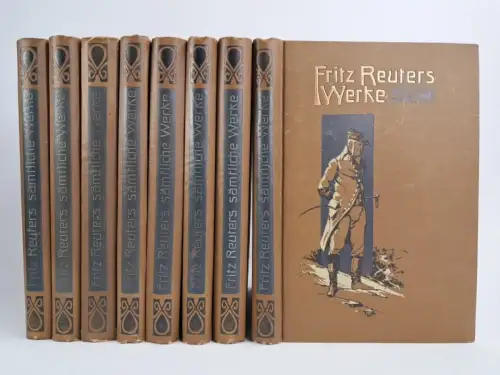 Buch: Fritz Reuter - Sämtliche Werke, Knaur Verlag, 8 Bände, gebraucht, gut