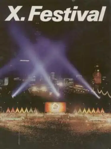 Buch: X. Festival, Winkler, Wolfgang. 1973, Verlag der Zeit, gebraucht, gut