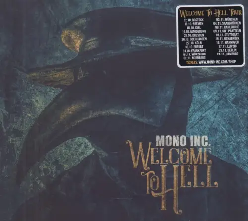 Doppel-CD: Mono Inc., Welcome to Hell. 2018, NoCut, Goth Rock, gebraucht, gut