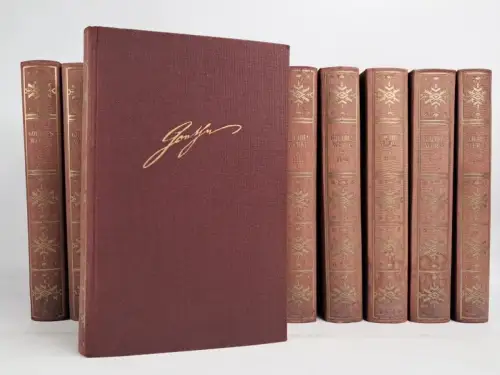 Buch: Johann Wolfgang von Goethes Werke, 24 in 12 Bände, Standard-Verlag