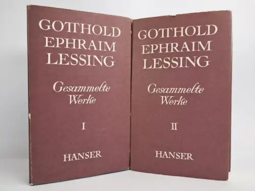 Buch: Gesammelte Werke, Lessing, Gottholm Ephraim. 2 Bände, 1959, gebraucht, gut