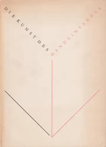 Buch: Die Kunst des Handeinbandes, 1982, Internationale Buchkunstausstellung