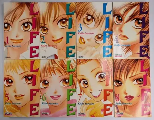 Manga: Life 1-8, Keiko Suenobu, Heyne Verlag, 8 Bände, Taschenbücher, Shojo