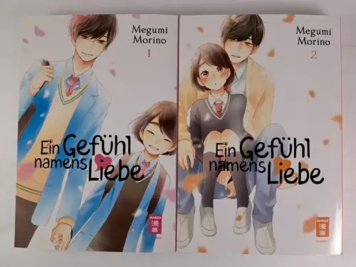 Manga: Ein Gefühl namens Liebe 1+2, Megumi Morino, Egmont, 2 Bände, wie neu