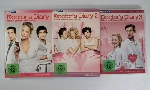 3 DVD-Boxen: Doctor's Diary. Staffel 1-3 (komplett), Serie, Diana Amft