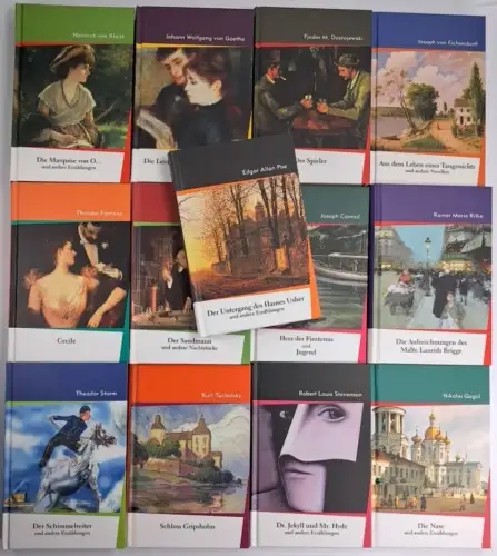 13 Bücher Klassiker vom Tandem Verlag: Poe, Stevenson, Kleist, Goethe, Rilke ...