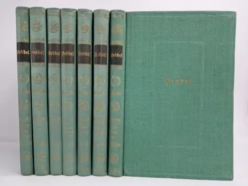Buch: Hebbels Werke in vier Haupt- und drei Ergänzungsbänden, 7 Bände, Reclam