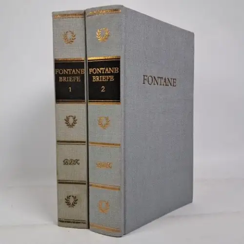 Buch: Briefe in zwei Bänden, Fontane, Theodor. 2 Bände, 1980, Aufbau Verlag