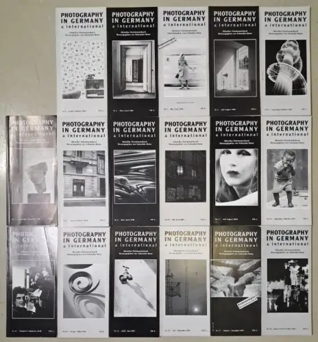 17 Bände: Photography in Germany & international Nr. 2-18 / 1999-2002, Schneider