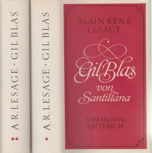 Sammlung Dieterich 263/4, Gil Blas von Santillana, Lesage, Alain Rene. 2 Bände