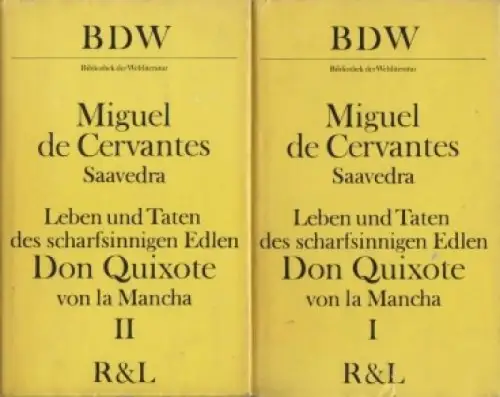 Buch: Leben und Taten des scharfsinnigen Edlen Don Quixote... Cervantes Saavedra