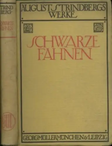 Buch: Schwarze Fahnen, Strindberg, August, 1925, Georg Müller Verlag