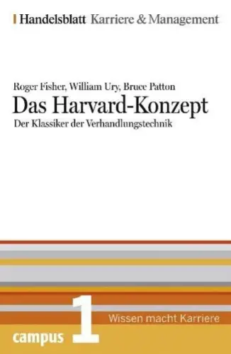 Buch: Das Harvard-Konzept 1, Fisher, Roger, 2006, Campus, gebraucht, gut