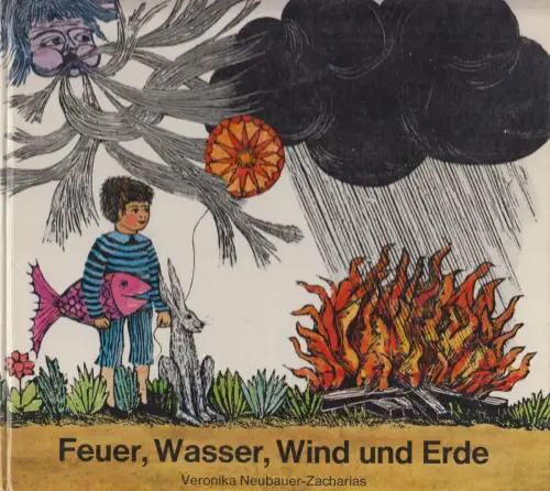 Buch: Feuer, Wasser, Wind und Erde, Veronica Neubauer-Zacharias, 1968, Enßlin