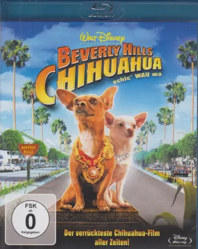 Blu-ray: Beverly Hills Chihuahua. 2009, Walt Disney, Kinderfilm, Hunde