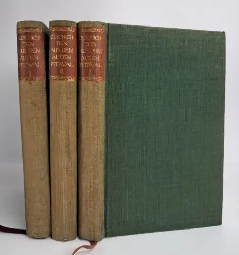 Buch: Geschichten aus dem alten Pitaval, Paul Ernst (Hrsg.), 1910, Insel, 3 Bde