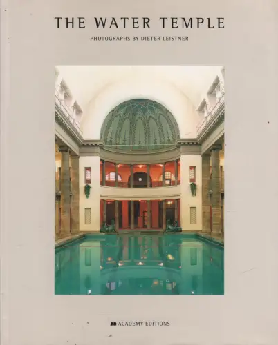 Buch: The Water Temple, Leistner, 1994, Gründerzeit and Jugendstil public baths