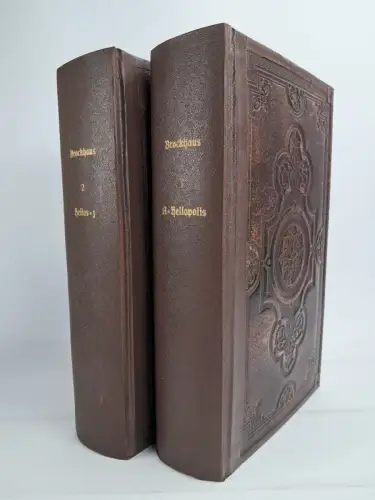 Buch: Brockhaus' kleines Conversations-Lexikon, 1987, 2 Bände, gebraucht, gut