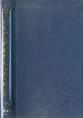 Buch: Tableau de Paris. Bilder einer Großstadt, Mercier, 1989, Rütten & Loening