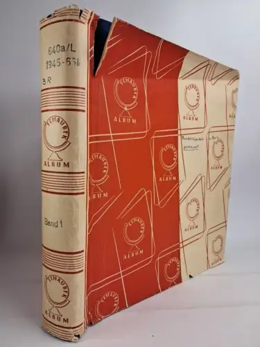 Schaubek Briefmarken Album Bundesrepublik Deutschland u. Berlin, gestempelt