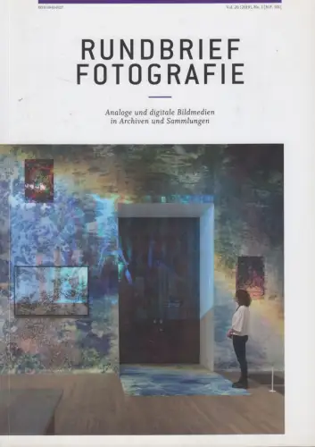 Rundbrief Fotografie Vol. 26 (2019) No. 1, Porträts, Shape of Light, Fritz Block
